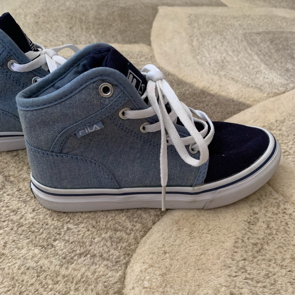 FILA High Top Blue Shoes
